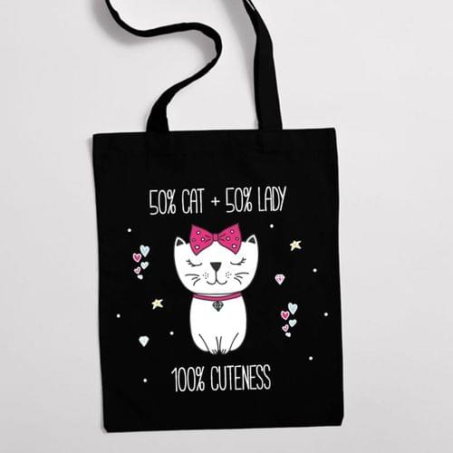 Еко чанта "100% Cuteness" - 2