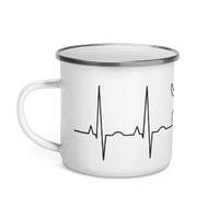 Емайлирано канче "Heartbeat: Куче" - small - 2