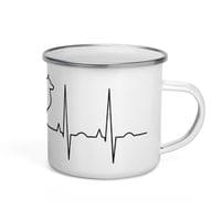 Емайлирано канче "Heartbeat: Куче" - small - 4