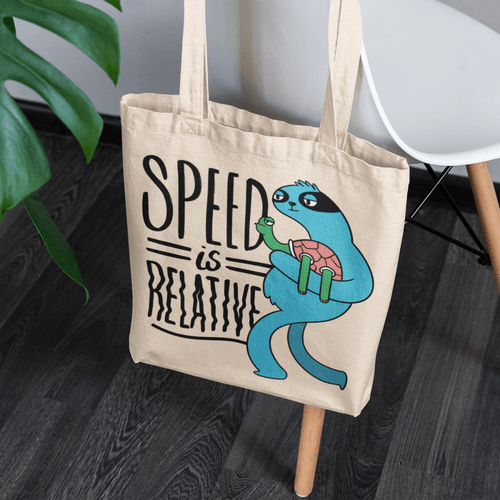 Eко чанта &amp;quot;Speed Is Relative&amp;quot; - 1