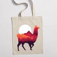Eко чанта "Forest Alpaca" - small - 0
