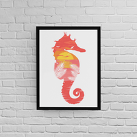 Постер с рамка "Sea Horse Beach" - small - 0