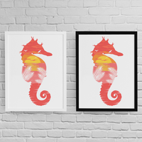 Постер с рамка "Sea Horse Beach" - small - 2
