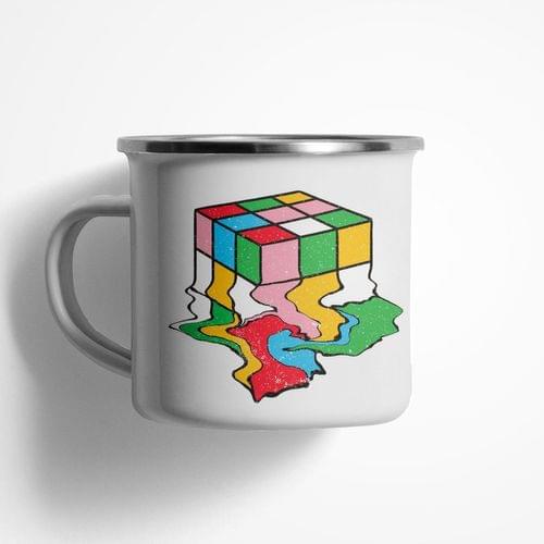 Емайлирано канче &amp;quot;Кубик Рубик&amp;quot; - 1