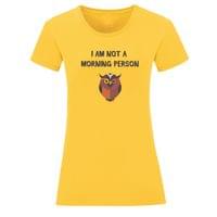 Тениска "Not A Morning Person" (дамска) - small - 1