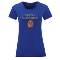 Тениска "Not A Morning Person" (дамска) - small - 15