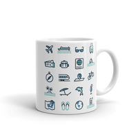 Чаша "Travel Icons" - small - 2