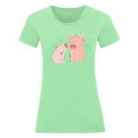 Тениска "Двете прасенца" (дамска) - small - 4