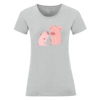 Тениска "Двете прасенца" (дамска) - small - 2