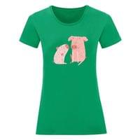 Тениска "Двете прасенца" (дамска) - small - 9