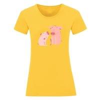 Тениска "Двете прасенца" (дамска) - small - 8