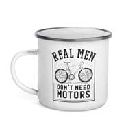 Емайлирано канче "Real Men Bike" - small - 1