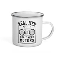 Емайлирано канче "Real Men Bike" - small - 3