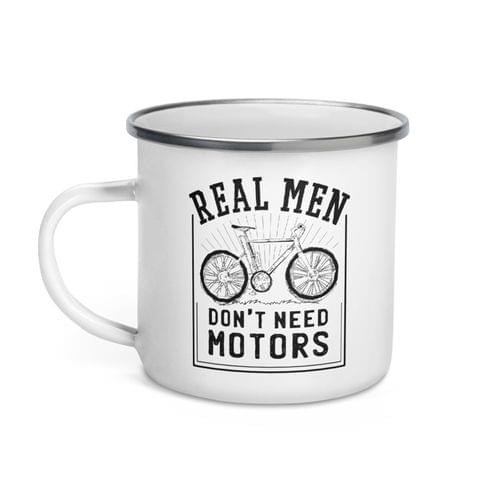Емайлирано канче "Real Men Bike" - 2