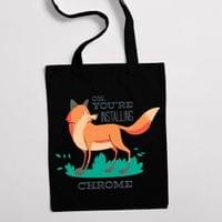 Еко чанта "FireFox vs Chrome" - small - 1