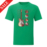Мъжка тениска "Fender Jimi Hendrix Monterey Stratocaster"... - small - 0