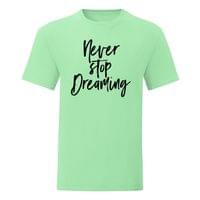 Мъжка тениска "Never stop dreaming" - small - 3