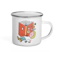 Емайлирано канче "Книжна подкрепа" - small - 3