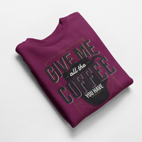 Ватирана блуза "Give Me Coffee" - small - 5 Ватирана блуза "Give Me Coffee" - small - 5