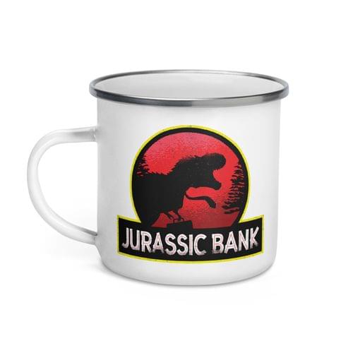 Емайлирано канче "Jurassic Bank" - 2