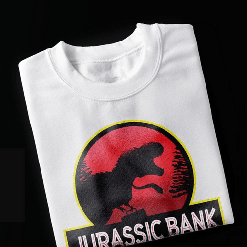 Мъжка тениска &amp;quot;Jurassic Bank&amp;quot; - 1