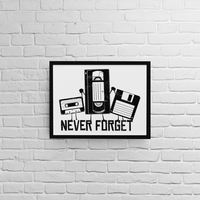 Постер с рамка "Never Forget" - small - 0