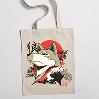 Eко чанта "Japanese Wolf" - small - 2