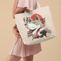 Eко чанта "Japanese Wolf" - small - 0