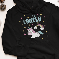 Дамска худи рокля "Unicorn" - small - 0