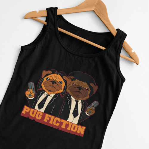 Дамски потник "Pug Fiction" - 2
