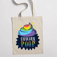 Eко чанта "Unicorn Poop" - small - 0