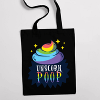 Eко чанта "Unicorn Poop" - small - 1