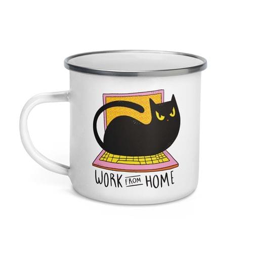 Емайлирано канче "Home Office" - 2