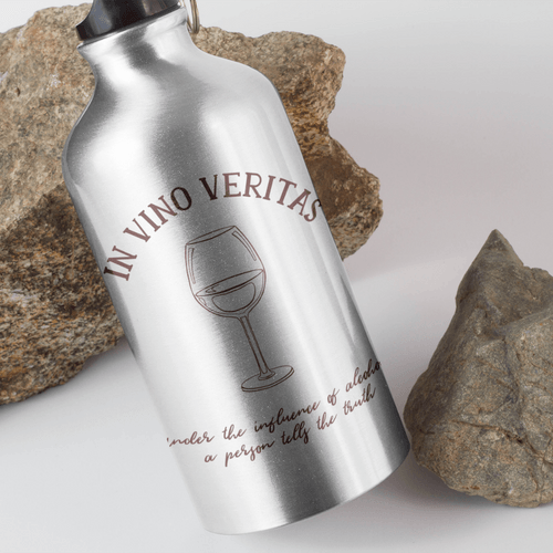 Метална бутилка &amp;quot;In Vino Veritas&amp;quot; - 1