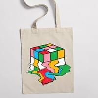 Eко чанта "Кубик Рубик" - small - 0