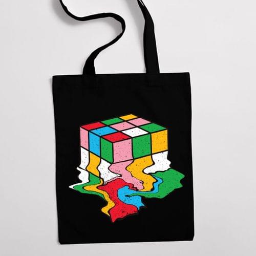 Eко чанта "Кубик Рубик" - 2