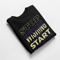Ватирана блуза "Start Doing" - small - 1