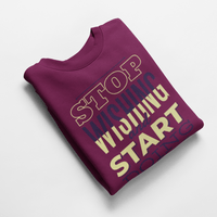 Ватирана блуза "Start Doing" - small - 5