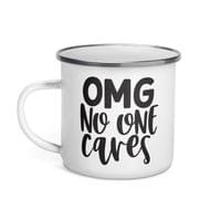 Емайлирано канче "No One Cares" - small - 1
