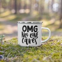 Емайлирано канче "No One Cares" - small - 4