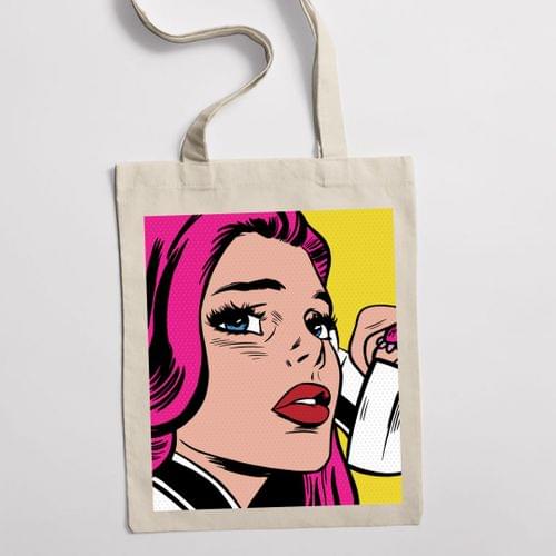 Eко чанта &amp;quot;Pop Art Girl&amp;quot; - 1
