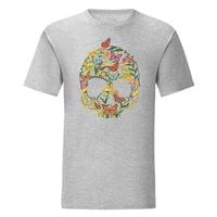 Мъжка тениска "Skull Flower" - small - 2