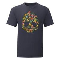 Мъжка тениска "Skull Flower" - small - 8