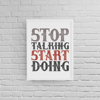 Постер с рамка "Stop Talking" - small - 1