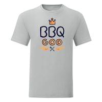 Тениска "BBQ God" (мъжка) - small - 8