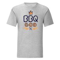 Тениска "BBQ God" (мъжка) - small - 9