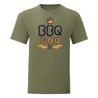 Тениска "BBQ God" (мъжка) - small - 13