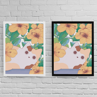 Hibiscus Cat - small - 2