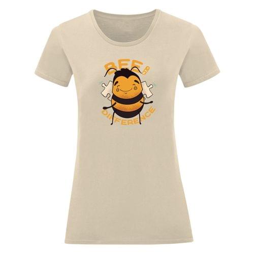 Дамска тениска &amp;quot;Bee The Difference&amp;quot; - 1