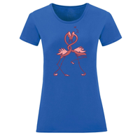 Тениска "Влюбени фламинго" (дамска) - small - 4